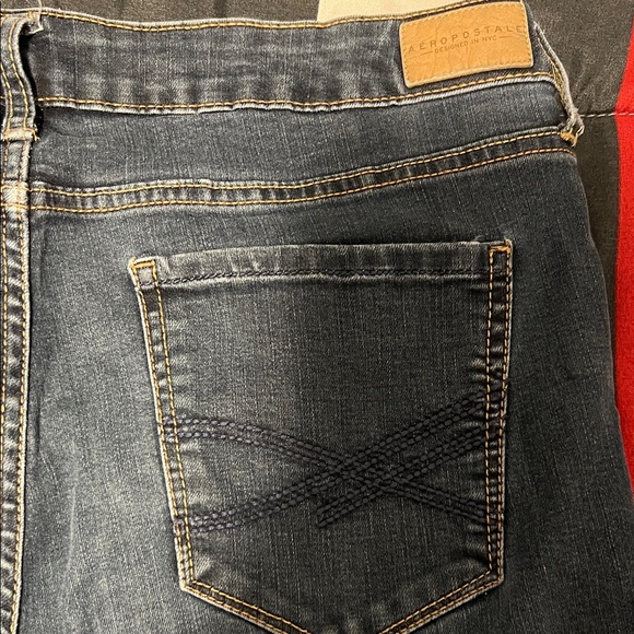 Aeropostale Dark Blue Skinny Jeans - Picture 4 of 4